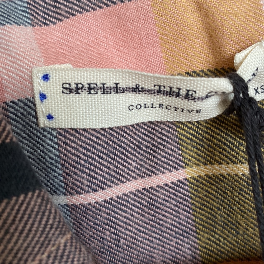 Spell & the Gypsy Maverick long-sleeve flannel button down. Never worn brand new - Picture 7 of 7